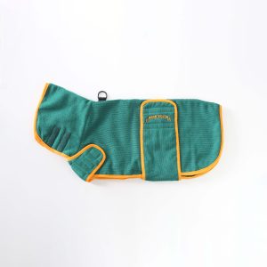 Classic Dog Drying Coat Green