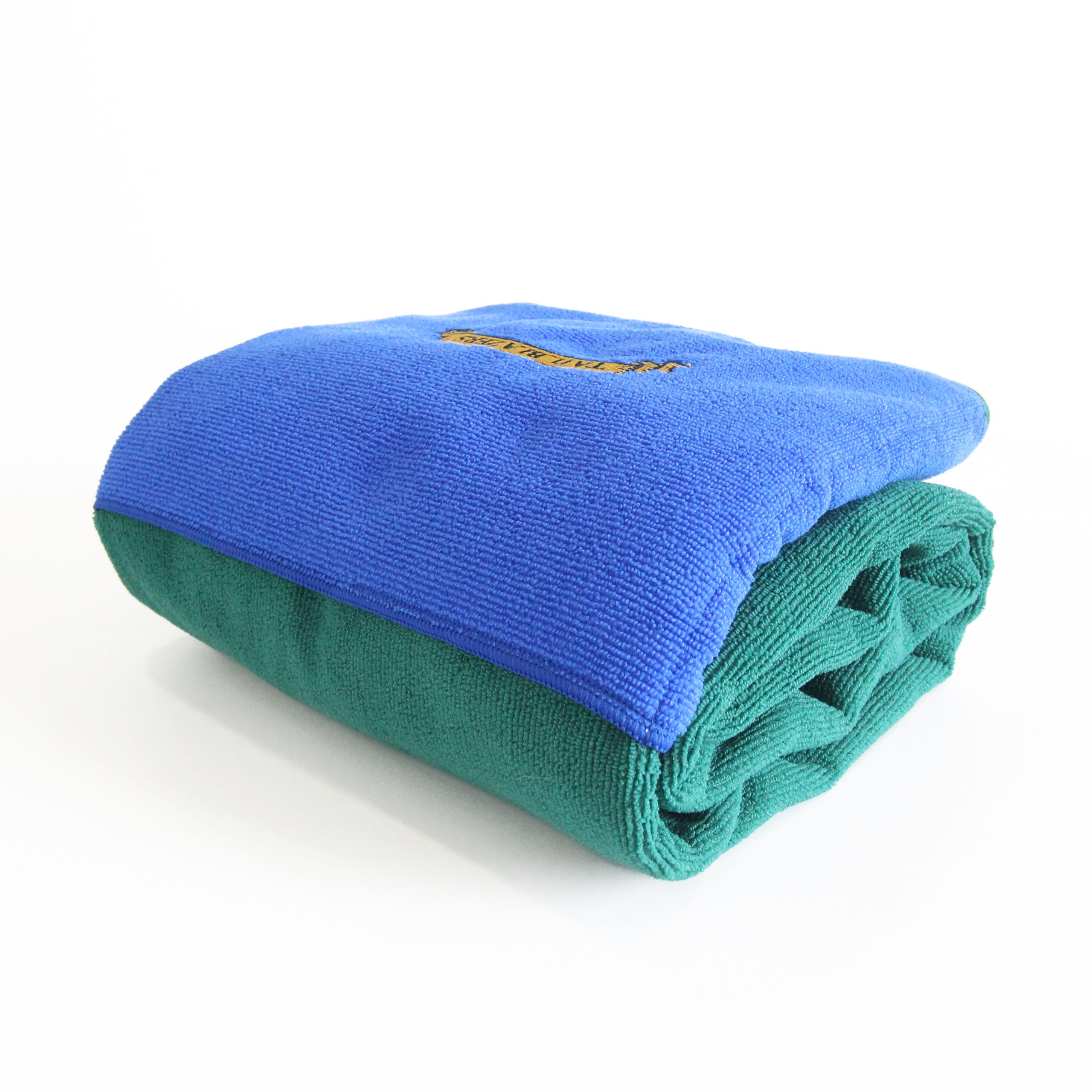 Dog drying towel green and blue Dog drying towel green and blue
