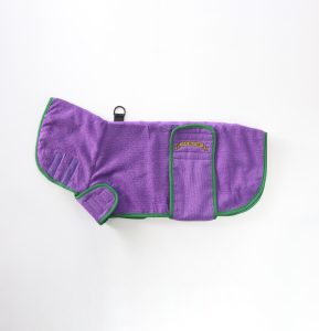 Classic Dog Drying Coat Purple